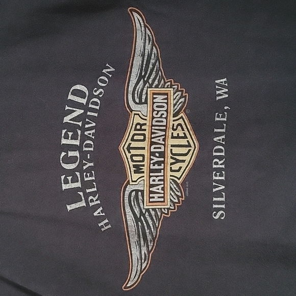 Harley-Davidson, Men's Poker Hold 'em, Sleeveless Black Shirt, 2006, Size Large - Picture 6 of 8